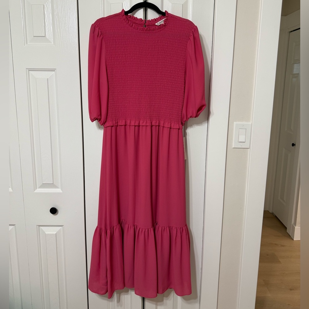 Nanette Lepore Women’s Smocked Midi Dress